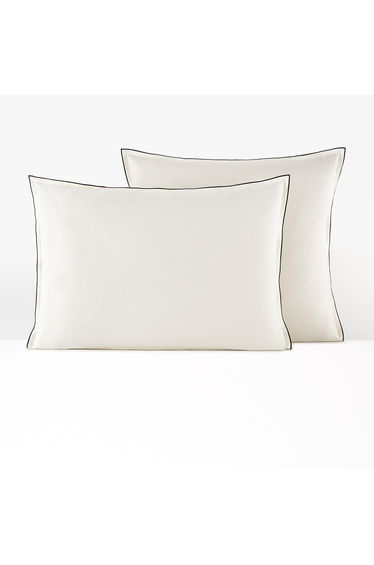 Victor Plain 100% Washed Cotton Satin 300 Thread Count Pillowcase