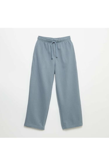 Plain French Terry Jogger Pants BLUE