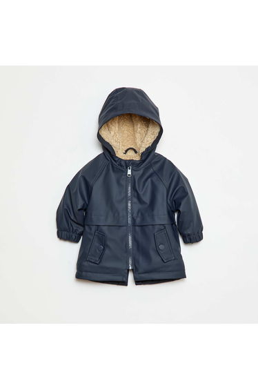 Fleece Lined Parka BLUE