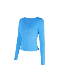 Women's Fitted Long Sleeve Training Top | Yoga Cover-Up Shirt - 1