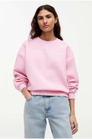 Ext Corp Logo Modern Sweatshirt Pink