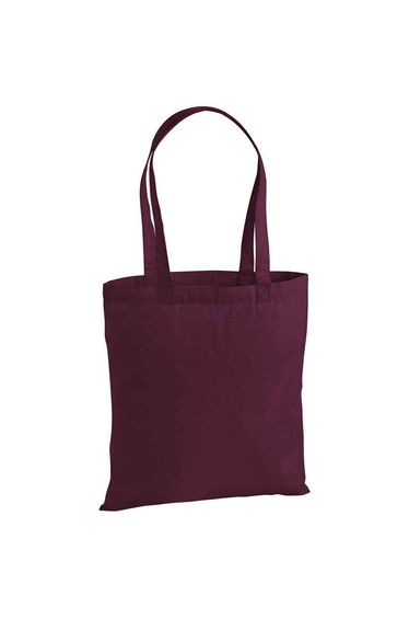 Westford Mill Premium Cotton Tote Bag - Burgundy