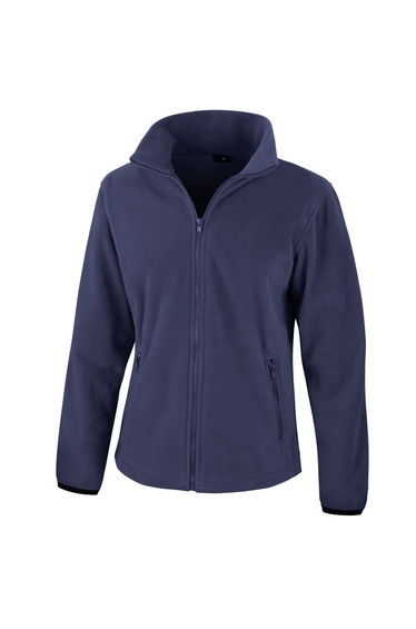 Result Womens/Ladies Core Fashion Fit Fleece Top - Navy Blue