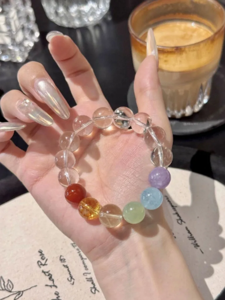 Beaded Resin Bracelet