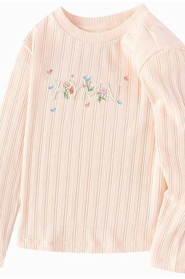 Girls' T-Shirt With Embroidery