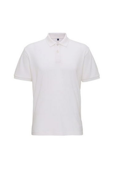 Asquith & Fox Mens Super Smooth Knit Polo Shirt - White