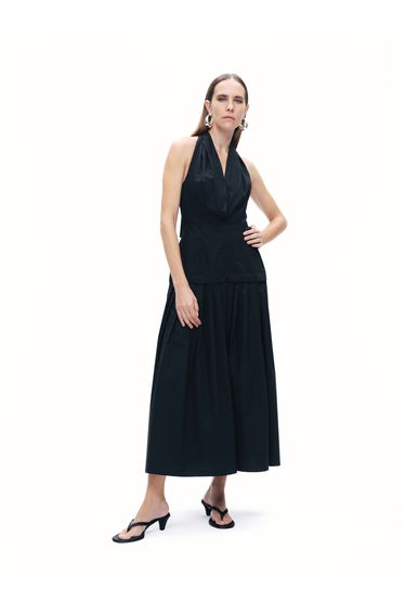 Halter Neck Maxi Dress