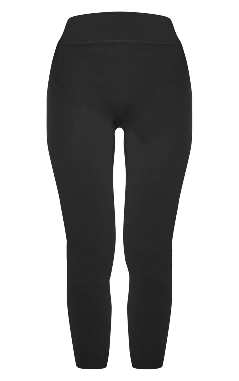 Petite Black Contour Sculpt Leggings - 4