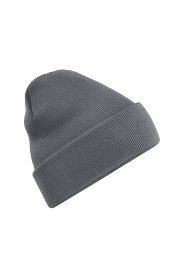 Beechfield Recycled Cuffed Beanie - Graphite Grey