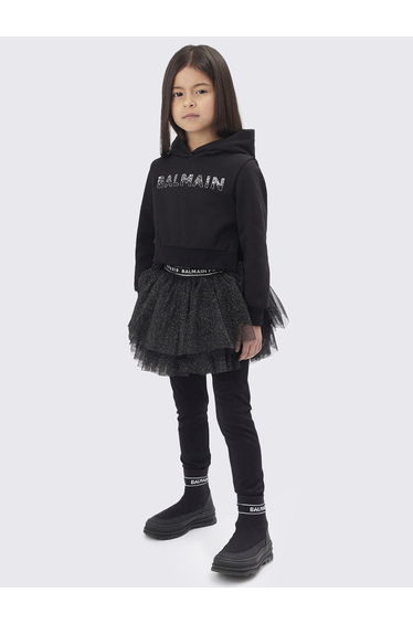 Girls Tutu Leggings in Black