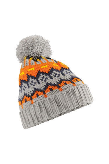 Beechfield Unisex Adult Retro Skiing Beanie - Glacier Grey