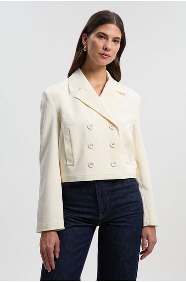 Tailored Tux Fitted Double Breasted Jacket