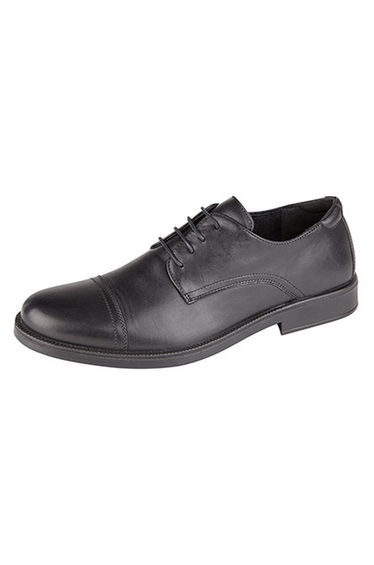 IMAC Mens 4 Eye Capped Gibson Shoes - Black