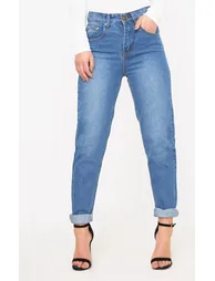 Petite Midwash Mom Jeans - 1