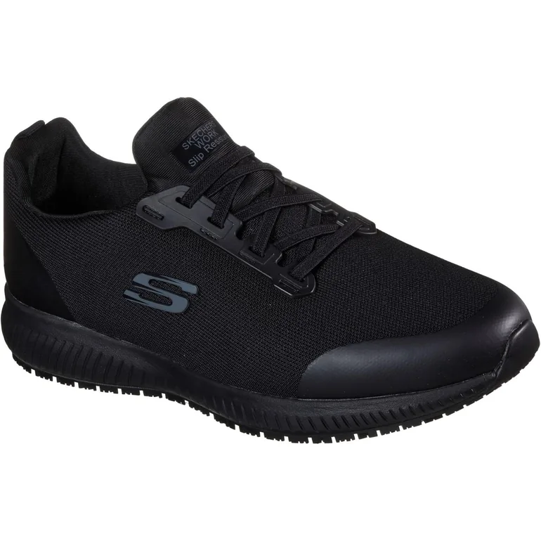 Skechers Mens Squad SR Myton Occupational Shoes - Black - 3