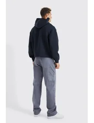 Tall Relaxed Overdye Carpenter Trouser - charcoal - 1