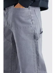 Tall Relaxed Overdye Carpenter Trouser - charcoal - 2