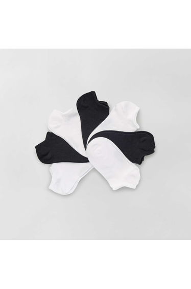 Pack of 7 pairs of trainer socks WHITE