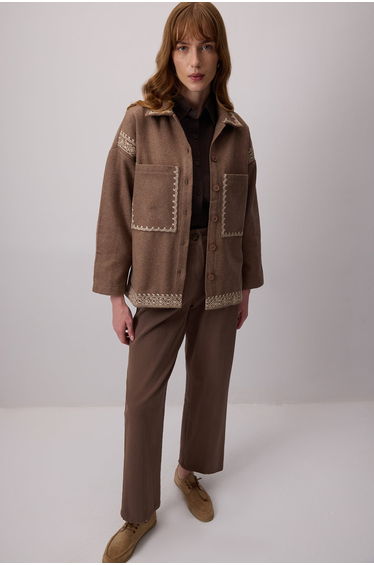 EMBROIDERY DETAILED CACHET JACKET