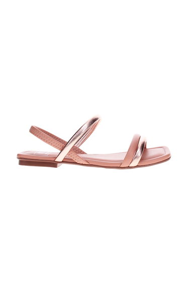 Textured Slip-On Flat Sandals