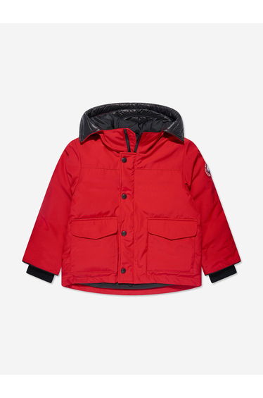 Kids Lynx Parka in Red