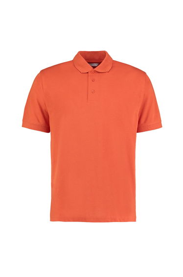 Kustom Kit Mens Klassic Superwash Short Sleeve Polo Shirt - Burnt Orange