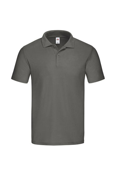 Fruit of the Loom Mens Original Pique Polo Shirt - Light Graphite