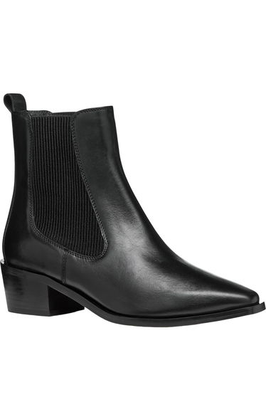 Geox Womens/Ladies Leather Ankle Boots - Black