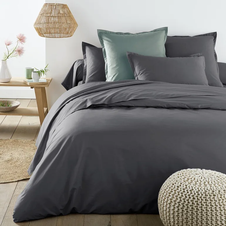 35cm 100% Cotton Percale 200 Thread Count Fitted Sheet - 4