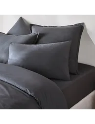 35cm 100% Cotton Percale 200 Thread Count Fitted Sheet - 5