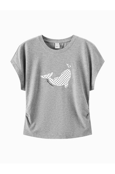 Women's Whale Graphic Short Sleeve T-Shirt