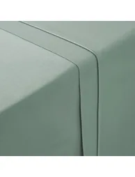 Opale Plain Cotton Sateen Flat Sheet - 2