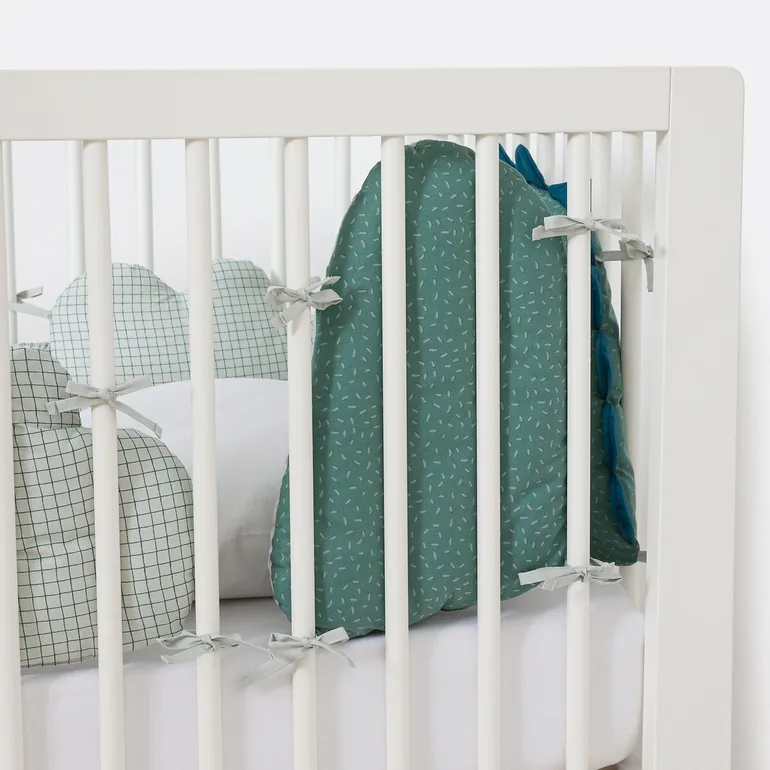 Little Dino Percale Mix and Match Cot Bumper - 2