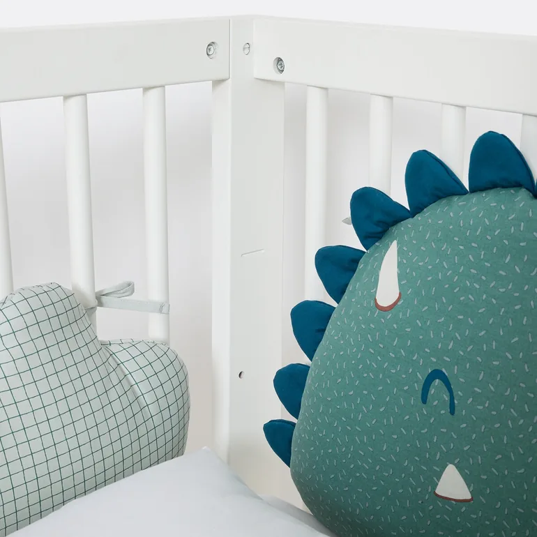 Little Dino Percale Mix and Match Cot Bumper - 1