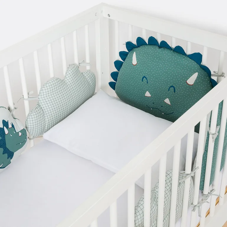 Little Dino Percale Mix and Match Cot Bumper
