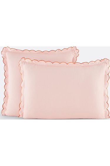Scenario Pillowcase in Plain Washed Cotton