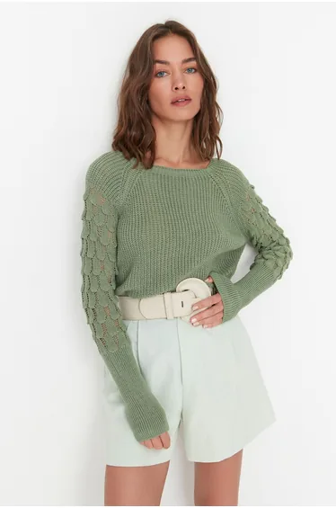 Sweater - Green - Regular fit