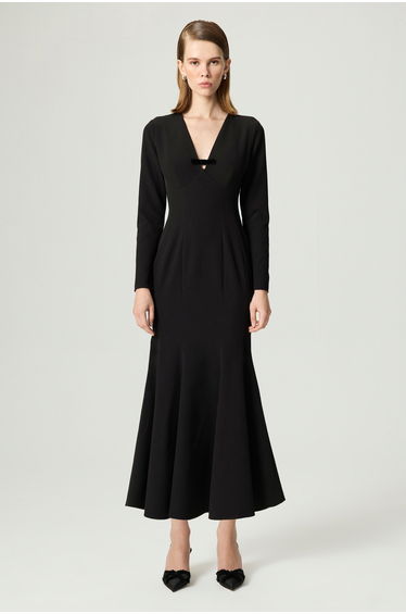 Mermaid Silhouette Maxi Dress