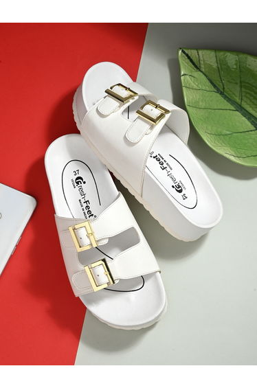 Buckle Detail Michelle Orthopedic Sandals