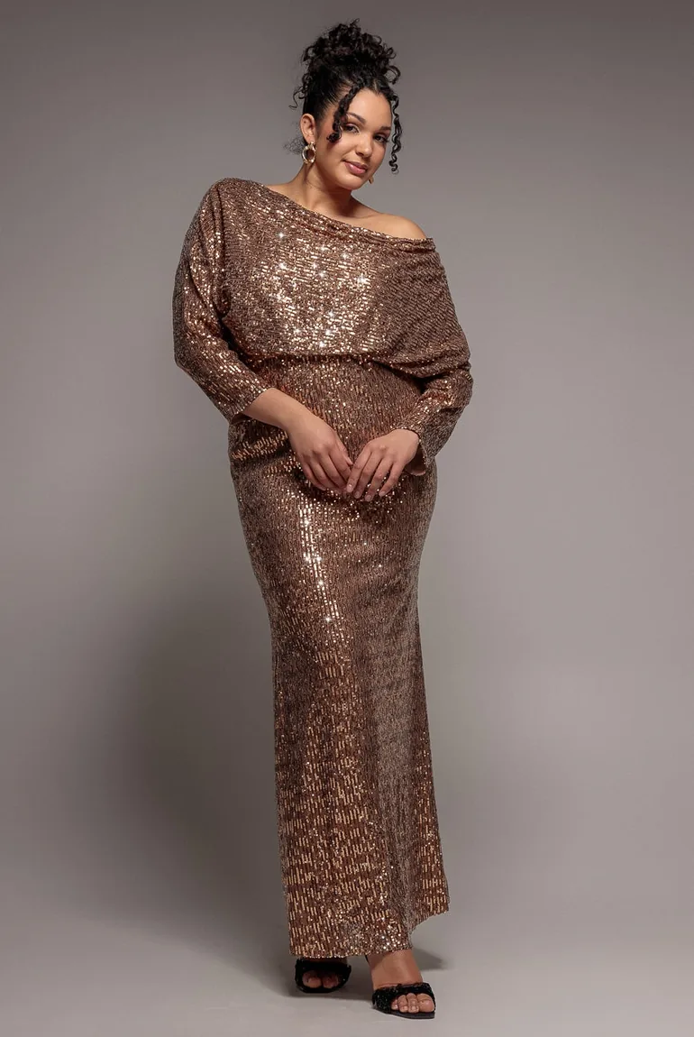 gold sequin maxi dress plus size Elisanya Plus Size Gold Sleeveless Backless Sequin Maxi Party Evening Dress