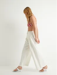 Wide Leg Pants - 2