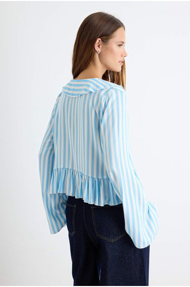 White-Blue Blouse product thumbnail 4