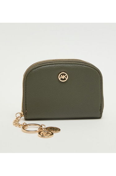 Anne Klein Logo Detail Zip-around Card Holder