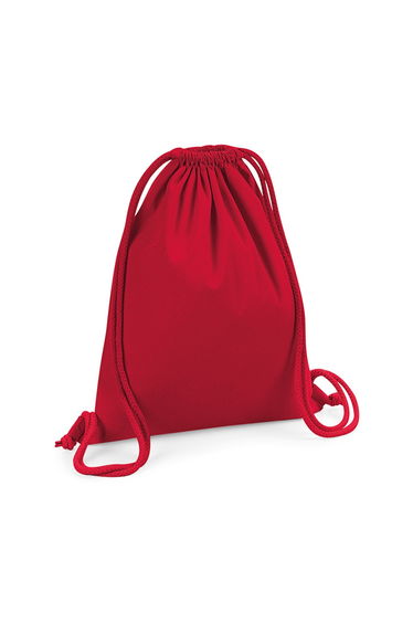 Westford Mill Organic Premium Cotton Gym Sack - Classic Red