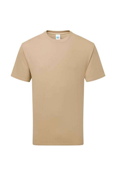 Russell Mens Ringspun Cotton Classic T-Shirt - Tan