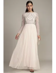 Ellie Dress in Powder Pink - 1