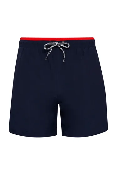 Asquith & Fox Mens Swim Shorts - Navy/Red
