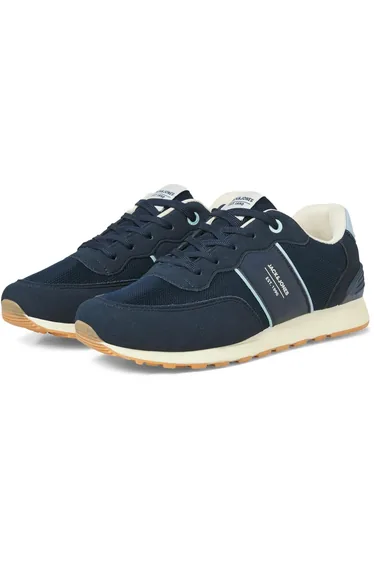 Jack And Jones Mens Spirit Runner Trainers - Navy Blazer/Glacier