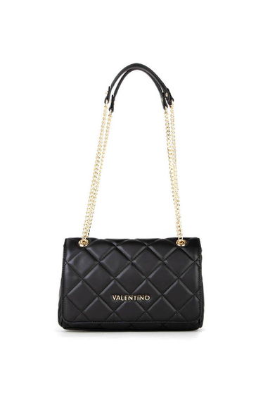 Ocarina Quilt Shoulder Bag Black