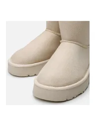 بوت بيج بطول الكاحل بفرو - 5